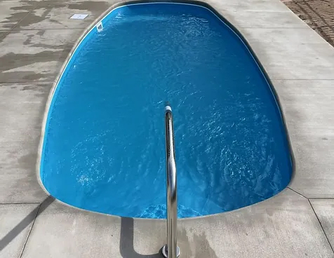 Able Pools and Spas installs the Huntington Beach San Juan pool, providing a perfect blend of style and function.